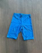 Blauwe biker short fiets broekje Pieces maat M, Maat 38/40 (M), Overige typen, Zo goed als nieuw, Pieces