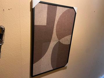 Wanddecoratie organische vorm japandi 50x70 beschikbaar voor biedingen