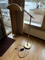 Te Koop : Staande Vloerlamp Goud Kleurig Dimmer Schemerlamp, Ophalen, Gebruikt, Metaal, 150 tot 200 cm