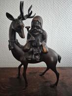 Chinees bronzen wierookvat Shoulao op hert, Antiek en Kunst, Ophalen of Verzenden