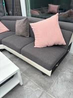 Hoekbank Wit/Grijs - Ruim & Comfortabel, Huis en Inrichting, Banken | Bankstellen, 250 tot 300 cm, 100 tot 125 cm, Hoekbank, Ophalen of Verzenden