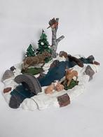 Lemax 93743 stone bridge by river jaar 2009. Konijn mist ore, Diversen, Kerst, Ophalen of Verzenden, Zo goed als nieuw