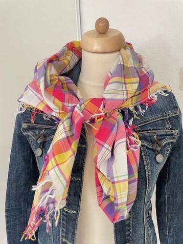 Tommy Hilfiger shawl sjaal scarf multicolor nieuw