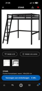Wie heeft een hoogslaper 2 personen, Huis en Inrichting, Ophalen, Hoogslaper, Tweepersoons, 140 cm