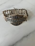 Harley Davidson armband massief zilver, Sieraden, Tassen en Uiterlijk, Armbanden, Ophalen of Verzenden, Zo goed als nieuw, Zilver