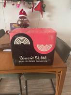 Gracia SL 818 Dual 8mm / Super 8 projector - Nieuwstaat!, Audio, Tv en Foto, Diaprojectors, Ophalen, Zo goed als nieuw