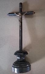 zwart houten kruisbeeld - Frankrijk - 24 cm, Ophalen