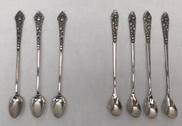 Djokja zilver  Cocktail/sorbet lepels  beschikbaar voor biedingen