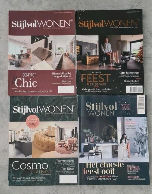 Stijlvol wonen tijdschriften, Boeken, Wonen en Tuinieren, Zo goed als nieuw, Ophalen of Verzenden