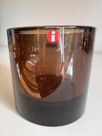 Iittala Kivi Glas Kandelaar Sand Hiekka 80 mm, Huis en Inrichting, Woonaccessoires | Kandelaars en Kaarsen, Overige materialen