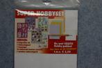 HOBBY SET OM ZELF KAARTEN TE MAKEN 5 KNIPVELLEN A4 NIEUW, Ophalen, Nieuw, Overige thema's, Knipvel