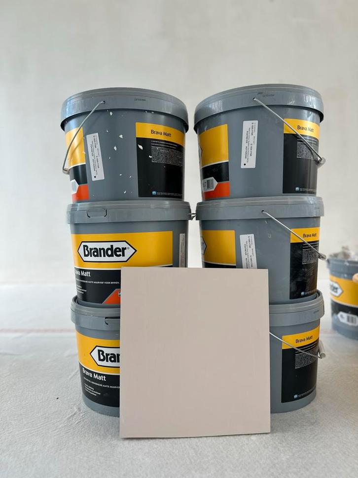 Brander Brava Matt Matte Muurverf voor Binnen S1505-Y70R NCS, Doe-het-zelf en Verbouw, Verf, Beits en Lak, Nieuw, Ophalen