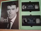 Box met Jacques Brel videobanden en boek, Alle leeftijden, Ophalen of Verzenden, Zo goed als nieuw