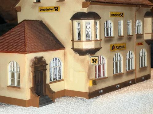 Kibri 38734 H0 postkantoor deutsche post, Hobby en Vrije tijd, Modeltreinen | H0, Gebruikt, Brug, Tunnel of Gebouw, Gelijkstroom of Wisselstroom