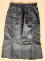 Zwarte lederen rok, maat 42, Kleding | Dames, Zwart, Maat 42/44 (L), Ophalen of Verzenden, Zo goed als nieuw