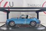 Norev 1:18 Porsche 911 Targa S 2.4 1973 blauw metallic, Hobby en Vrije tijd, Modelauto's | 1:18, Ophalen of Verzenden, Nieuw, Auto