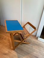 Vintage schoolbankje met krijtbord - opklapbaar, Ophalen