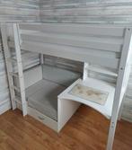 Flexworld Hoogslaper met Bureau en Bedbank, Ophalen, Gebruikt, Eenpersoons, 160 tot 180 cm