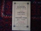 Ariel 1939-1947 Square Four motorcycle owner's guide 4F 4G H, Motoren, Ophalen of Verzenden, Overige merken