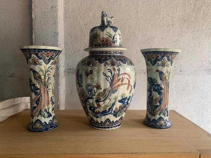 Vieux Rhodes Boch Kaststel - Prachtig!, Antiek en Kunst, Antiek | Vazen, Ophalen of Verzenden