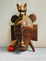 Antiek Afrikaanse Masker Ivoorkust, Antiek en Kunst, Kunst | Niet-Westerse kunst, Ophalen of Verzenden