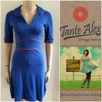 blauwe retro jurk FROY & DIND XS, Kleding | Dames, Ophalen of Verzenden