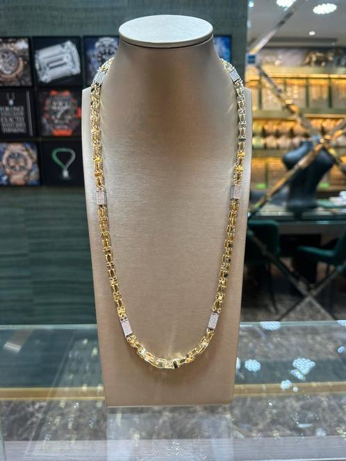 18KT Goud - 68.9 Gram - Ketting - MAGNUM, Sieraden, Tassen en Uiterlijk, Kettingen, Nieuw, Goud, Ophalen