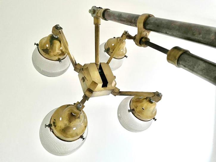 Antieke TANDARTS LAMP medische lamp WANDLAMP USA 1920/1930, Antiek en Kunst, Antiek | Lampen, Ophalen of Verzenden