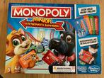 Monopoly junior, werkt met pinpassen. 5+ i.z.g.s., Hobby en Vrije tijd, Gezelschapsspellen | Bordspellen, Een of twee spelers