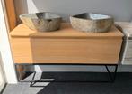 Badmeubel houtlook, Ophalen, 100 tot 150 cm, Nieuw, Minder dan 100 cm