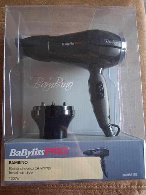 Gloednieuwe BABYLISS PRO Bambino reis haardroger / föhn, Witgoed en Apparatuur, Persoonlijke-verzorgingsapparatuur, Zo goed als nieuw