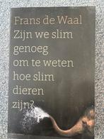 Zijn we slim genoeg? Frans de Waal, Boeken, Ophalen of Verzenden, Gelezen, Natuur algemeen