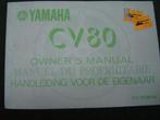 YAMAHA CV80 1983 instructie boekje CV 80 owner's manual, Ophalen of Verzenden, Yamaha