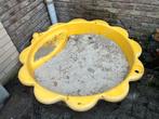 Gele zandbak met zand, Ophalen, Gebruikt