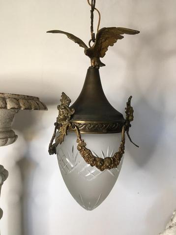 Zeldzame antieke Franse Napoleon lll hanglamp  beschikbaar voor biedingen