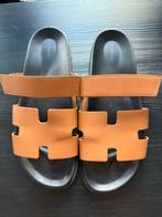 Hermes Chypre Sandalen Leer - Maat 45/46, Kleding | Heren, Schoenen, Verzenden, Zo goed als nieuw, Bruin, Sandalen