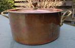 Vintage koperen pan tin geveegd Made in France Ø16 cm (K31), Huis en Inrichting, Keuken | Potten en Pannen, Kookpan of Snelkookpan