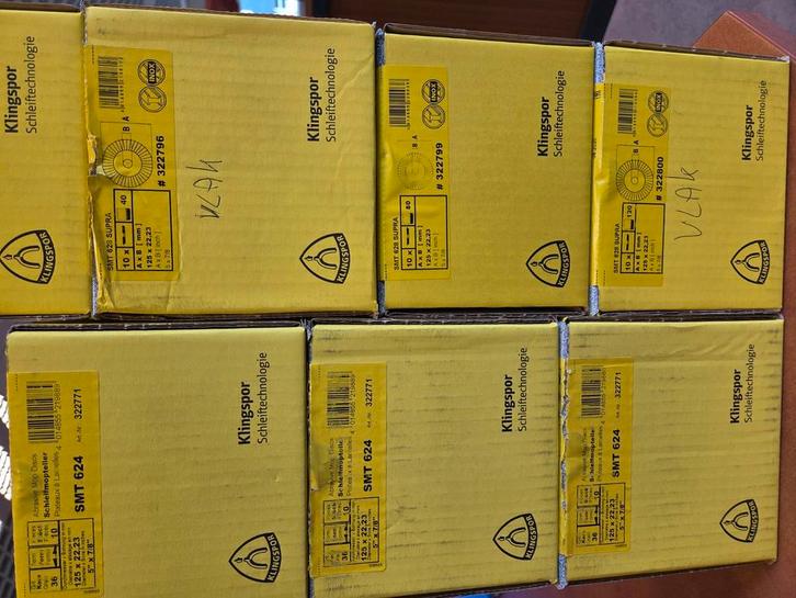 Lamellenschijf 125 mm Klingspor, Doe-het-zelf en Verbouw, Gereedschap | Slijpmachines, Nieuw, Haakse handslijpmachine, Minder dan 700 watt