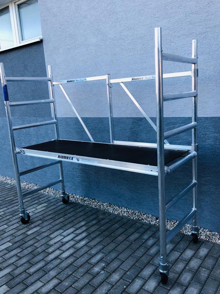 Aanbieding ! Nu tijdelijk de ALX  kamersteiger D75-6, Doe-het-zelf en Verbouw, Steigers, Nieuw, Rolsteiger of Kamersteiger, 2 tot 5 meter