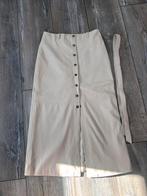 Prachtige echt leren rok van Studio AR, Kleding | Dames, Rokken, Beige, Ophalen of Verzenden, Zo goed als nieuw, Maat 36 (S)