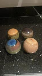4 Stenen decoratie ballen 7cm, Ophalen of Verzenden, Zo goed als nieuw