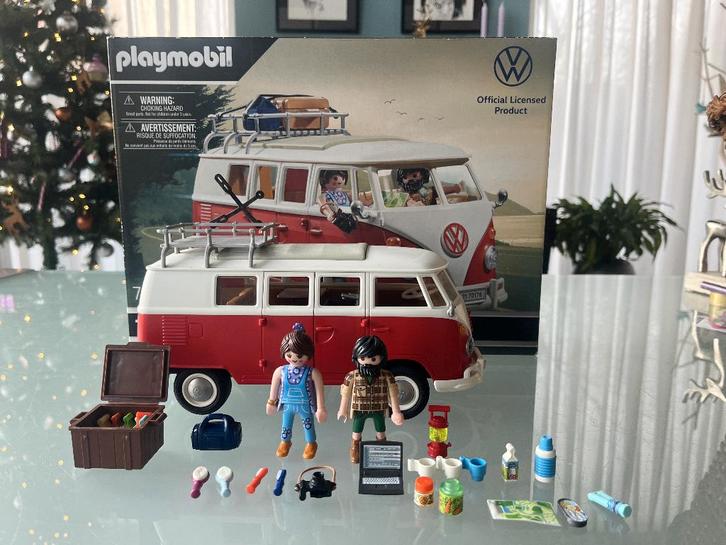 Playmobil Volkswagen T1 campingbus 70176, Kinderen en Baby's, Speelgoed | Playmobil, Zo goed als nieuw, Complete set, Ophalen