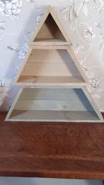 Houten Kerstboom wandrek vensterbank deco, Diversen, Kerst, Ophalen of Verzenden