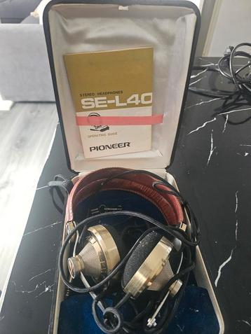 Vintage Pioneer Stereo headset hoofdtelefoon SE-L40 beschikbaar voor biedingen
