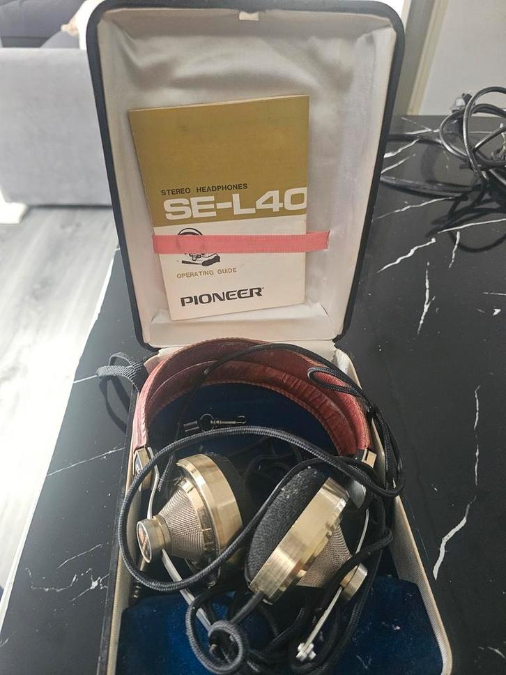 Vintage Pioneer Stereo headset hoofdtelefoon SE-L40, Audio, Tv en Foto, Stereo-sets, Pioneer, Ophalen of Verzenden