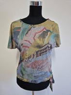 Top70 - Fleurig Desigual shirt maat M (1), Kleding | Dames, T-shirts, Ophalen of Verzenden, Zo goed als nieuw, Maat 38/40 (M)