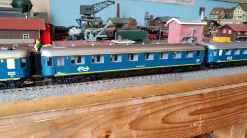 Roco NS rijtuigen plan D, 3 stuks., Hobby en Vrije tijd, Modeltreinen | H0, Gebruikt, Wagon, Gelijkstroom, Roco, NS, Ophalen