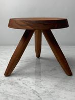 AMBACHTELIJKE BERGER TABOURET KRUK TEAK, Ophalen of Verzenden, Nieuw, Hout