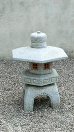 japanse lantaarn met houten raampjes, Tuin en Terras, Tuinbeelden, Ophalen of Verzenden, Nieuw, Overige typen