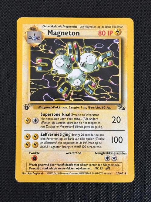 FO	26	Magneton Nederlands, Hobby en Vrije tijd, Verzamelkaartspellen | Pokémon, Nieuw, Losse kaart, Ophalen of Verzenden